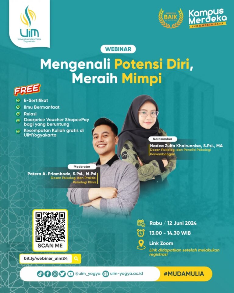 Webinar “Mengenali Potensi Diri, Meraih Mimpi”
